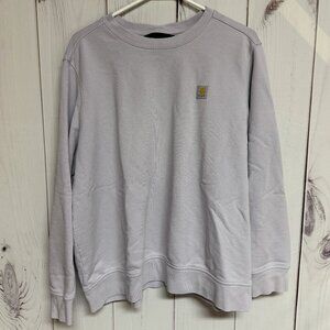 Carhartt TENCEL French Terry Crewneck Sweatshirt XL Lilac Haze GUC